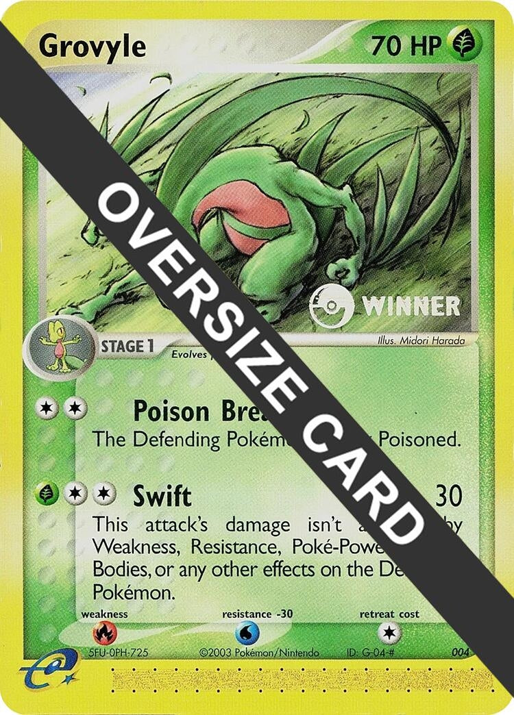 Image for Grovyle - 004 (e-League) [Winner] (004) (Jumbo Cards) (PR) - Pokemon