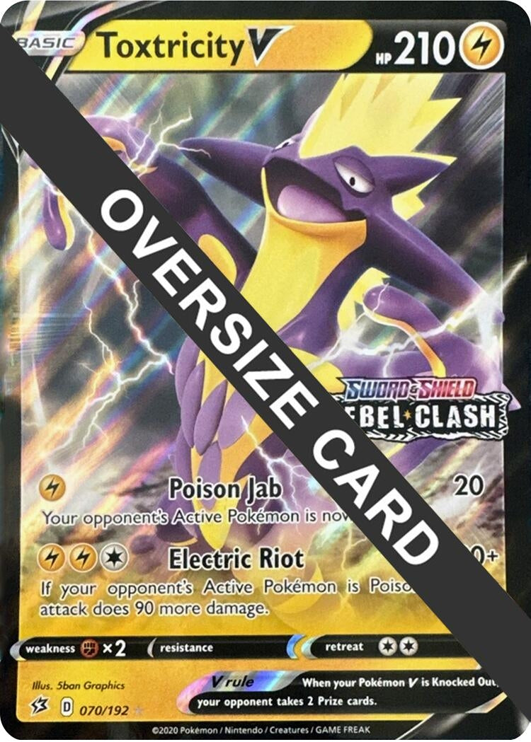 Image for Toxtricity V (070/192) (Jumbo Cards) (PR) - Pokemon