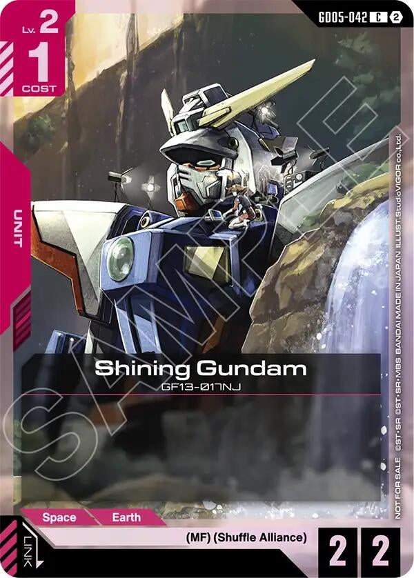 Image for Shining Gundam (GD05 Release Event) (GD05-042) (Gundam Promotional Cards) (GCG-PR) - Gundam Card Game