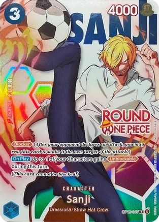Sanji (Round 1 Promo) (OP15-047) (One Piece Promotion Cards) (OP-PR)