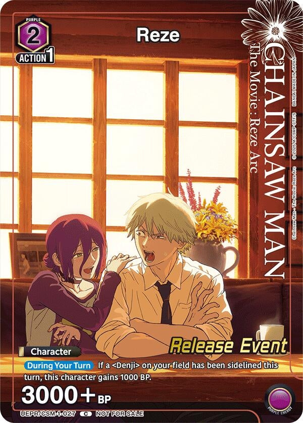 Image for Reze (Release Event Participant) (UEPR/CSM-1-027) (UE22BT: CHAINSAW MAN Release Event) (UE22BT_RE) - Union Arena