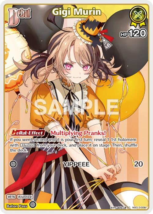 Image for Gigi Murin (C) (hSD13-009) (hSD13-009) (SD13: Start Deck: Oshi Justice) (SD013E) - Hololive