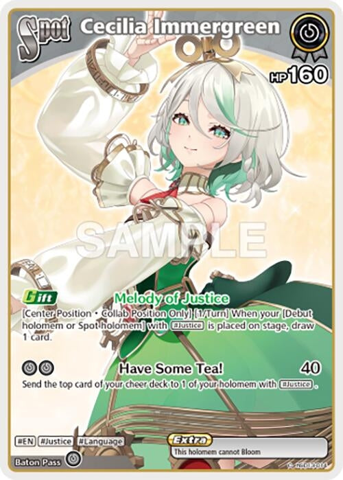 Image for Cecilia Immergreen (C) (hSD13-014) (SD13: Start Deck: Oshi Justice) (SD013E) - Hololive