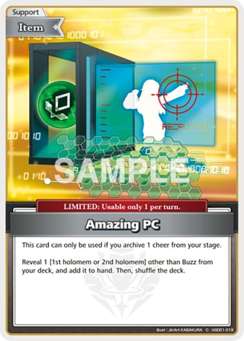 Image for Amazing PC (C) (hSD01-019) (SD13: Start Deck: Oshi Justice) (SD013E) - Hololive