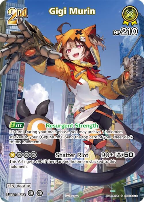 Image for Gigi Murin (P) (hSD13-013) (hSD13-013) (hololive OFFICIAL CARD GAME Promos) (hOCGP) - Hololive