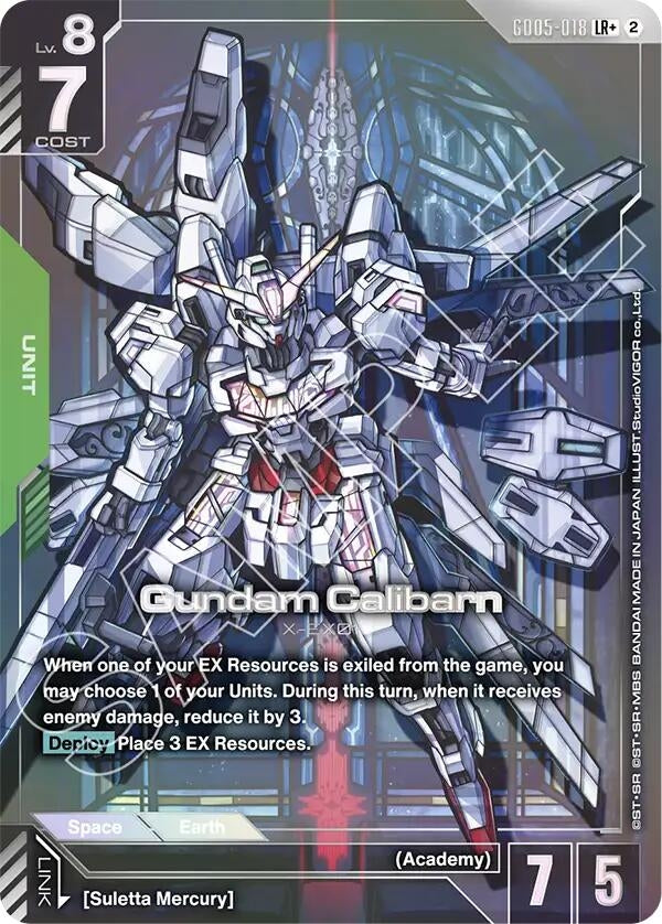 Image for Gundam Calibarn (LR+) (GD05-018) (Freedom Ascension) (GD05) - Gundam Card Game