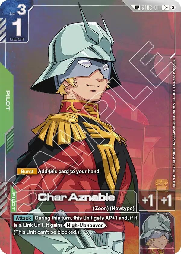 Image for Char Aznable (C+) (SP) (ST03-011) (Freedom Ascension) (GD05) - Gundam Card Game