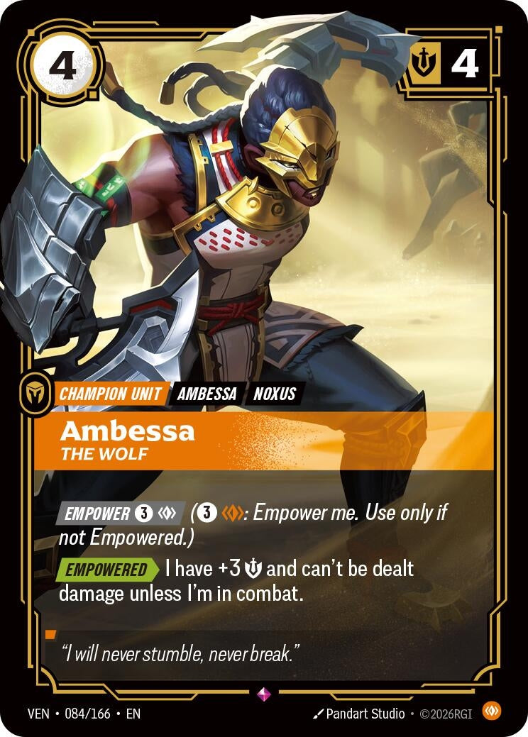 Ambessa - The Wolf (084/166) (Vendetta)