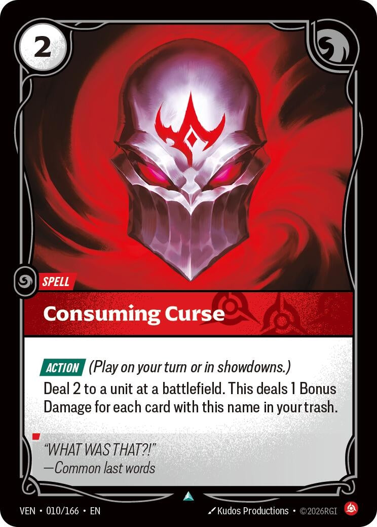 Consuming Curse (010/166) (Vendetta)
