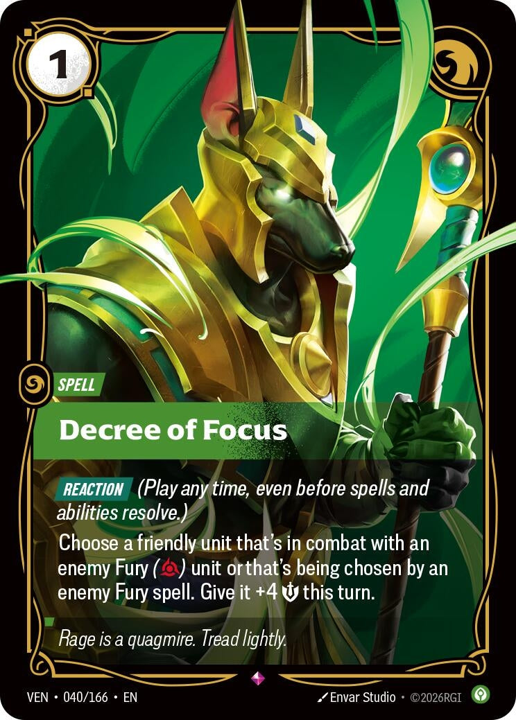 Decree of Focus (040/166) (Vendetta)
