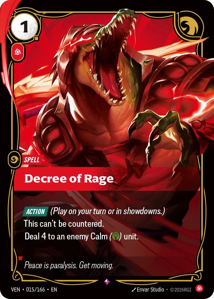 Decree of Rage (015/166) (Vendetta)