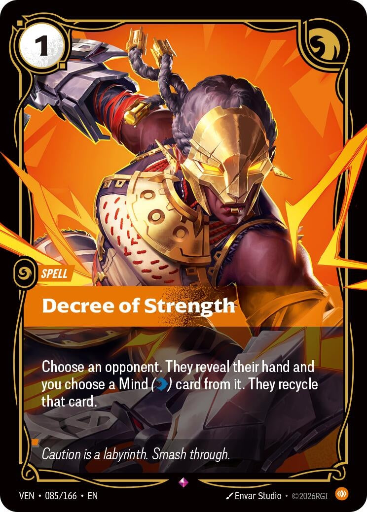 Decree of Strength (085/166) (Vendetta)
