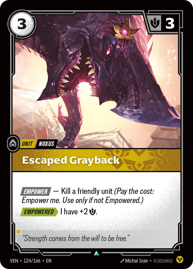 Escaped Grayback (124/166) (Vendetta)