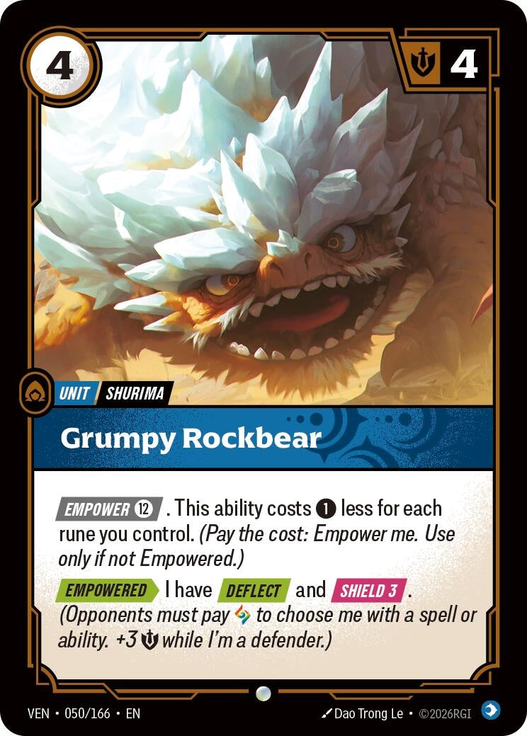 Grumpy Rockbear (050/166) (Vendetta)