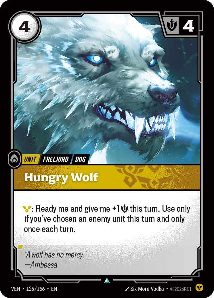 Hungry Wolf (125/166) (Vendetta)