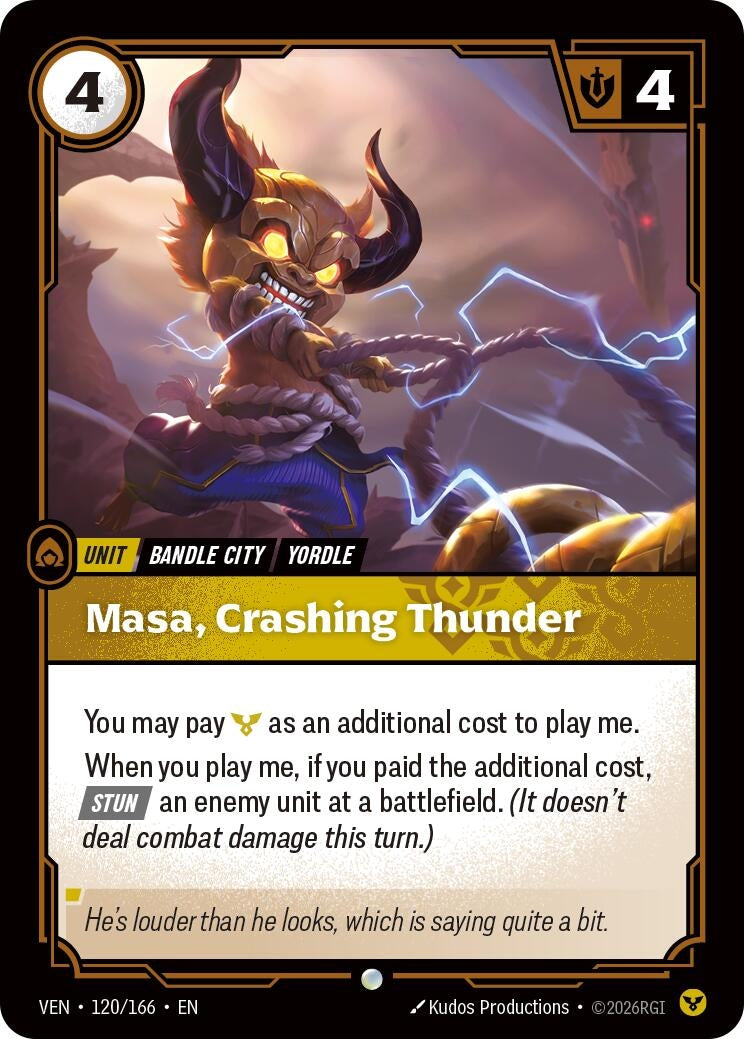 Masa, Crashing Thunder (120/166) (Vendetta)