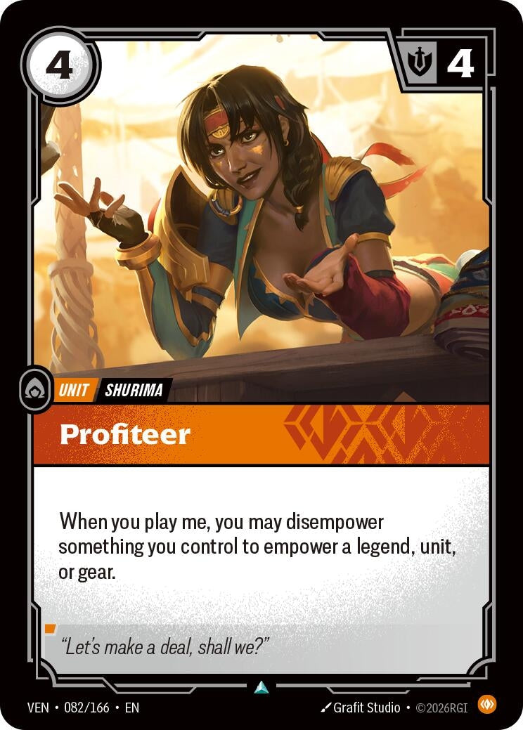 Profiteer (082/166) (Vendetta)