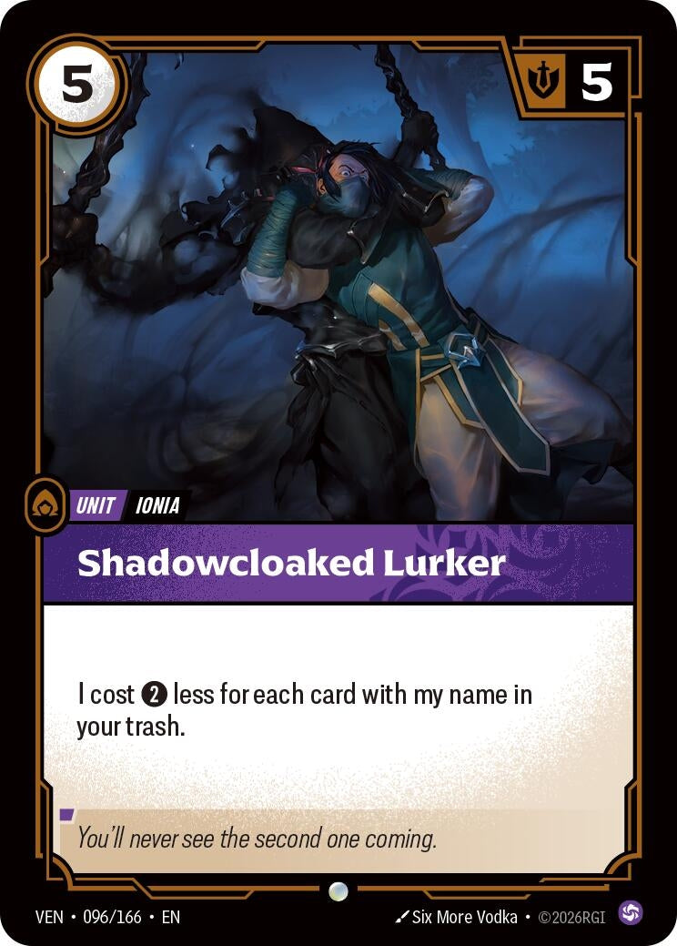 Image for Shadowblade Lurker (096/166) (Vendetta) (VEN) - Riftbound: League of Legends Trading Card Game