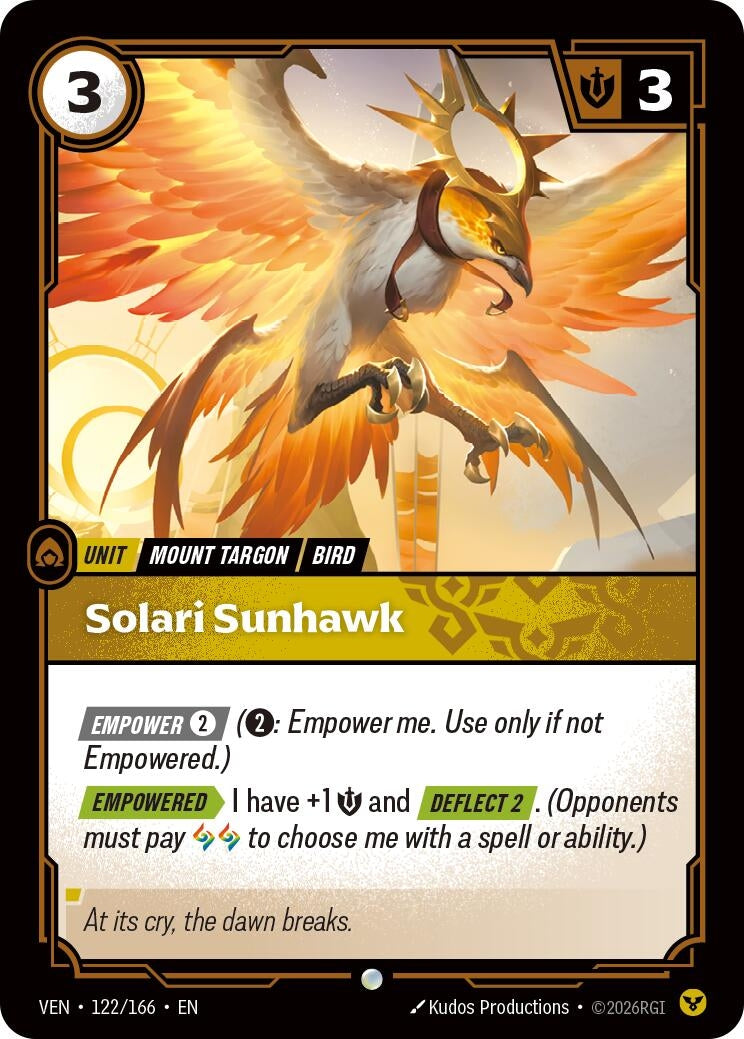 Solari Sunhawk (122/166) (Vendetta)