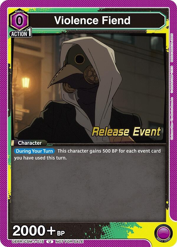 Image for Violence Fiend (UE22BT/CSM-1-015) (UE22BT: CHAINSAW MAN Release Event) (UE22BT_RE) - Union Arena