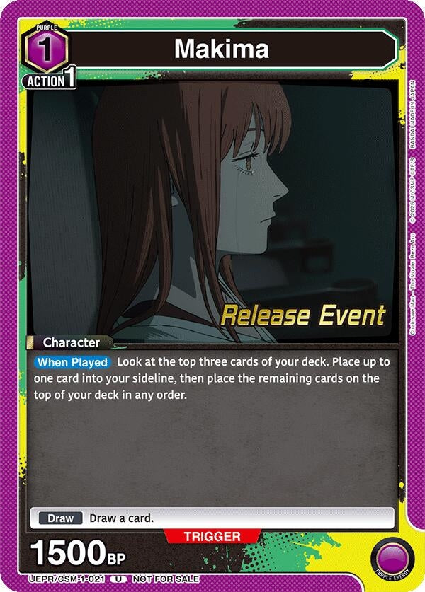 Image for Makima (021) (UE22BT/CSM-1-021) (UE22BT: CHAINSAW MAN Release Event) (UE22BT_RE) - Union Arena