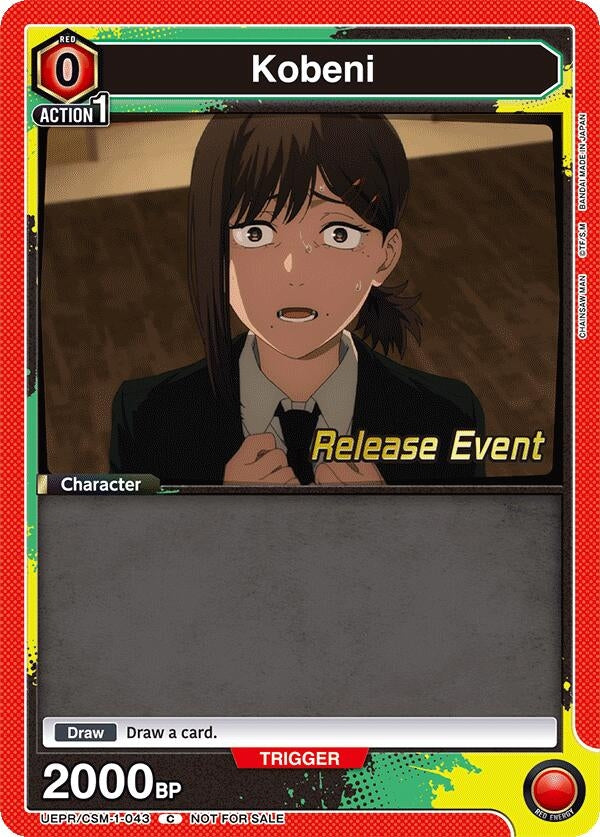 Image for Kobeni (043) (UE22BT/CSM-1-043) (UE22BT: CHAINSAW MAN Release Event) (UE22BT_RE) - Union Arena
