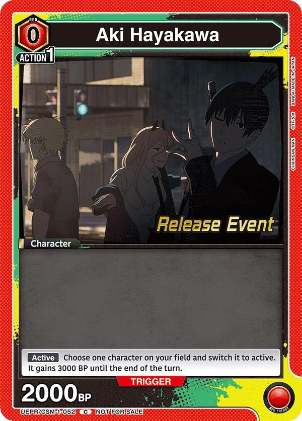 Image for Aki Hayakawa (052) (UE22BT/CSM-1-052) (UE22BT: CHAINSAW MAN Release Event) (UE22BT_RE) - Union Arena