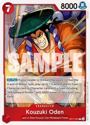 Kouzuki Oden (OP17-007) (The World's Strongest Warriors) (OP17)