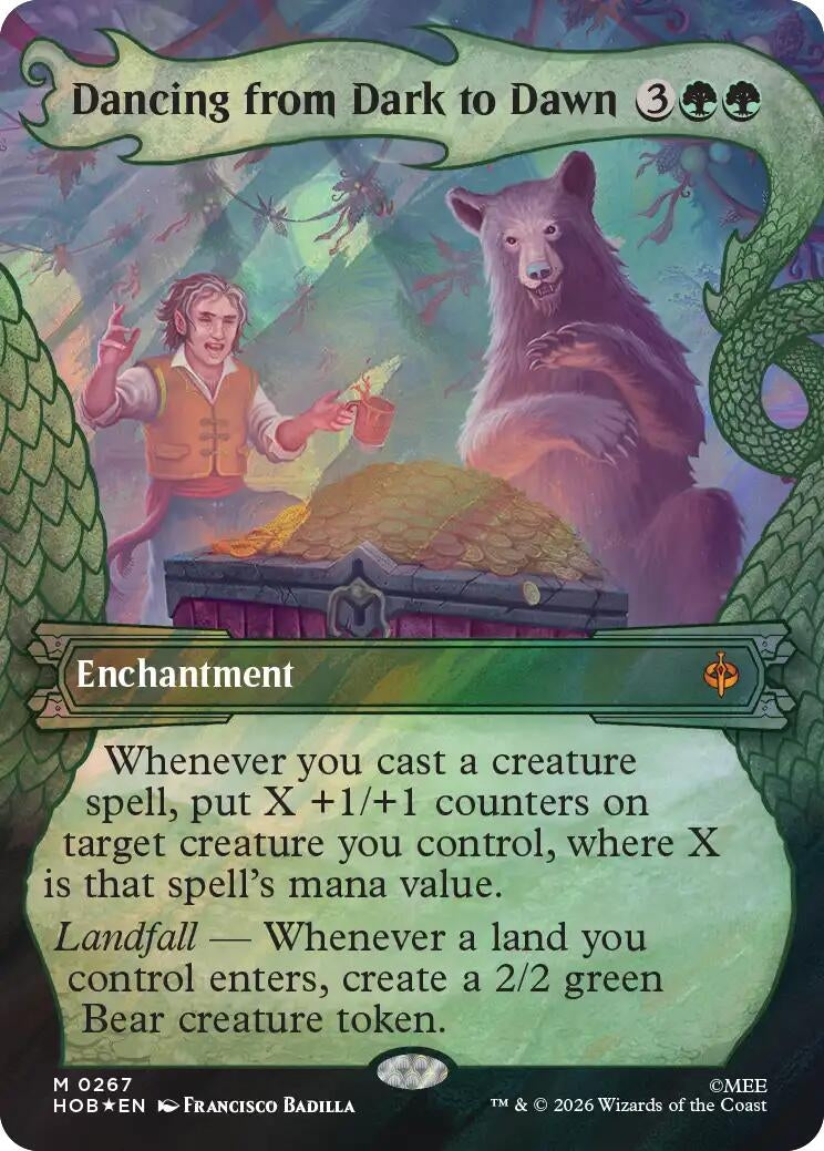 Image for Dancing from Dark to Dawn (Showcase) (Surge Foil) (267) (The Hobbit) (HOB) - Magic: The Gathering