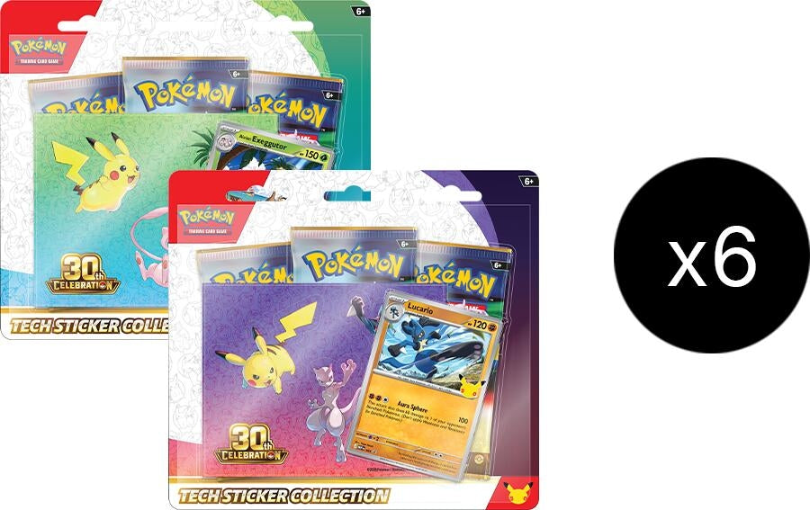 Image for 30th Celebration Tech Sticker Collection Case - Pokemon