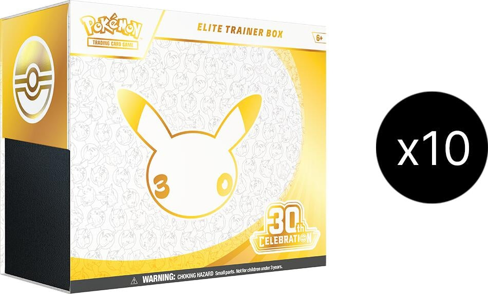 Image for 30th Celebration Elite Trainer Box Case - Pokemon