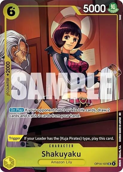 Image for Shakuyaku (One Piece Card Game Illustration Box Vol. 7) (OP14-107) (One Piece Promotion Cards) (OP-PR) - One Piece Card Game