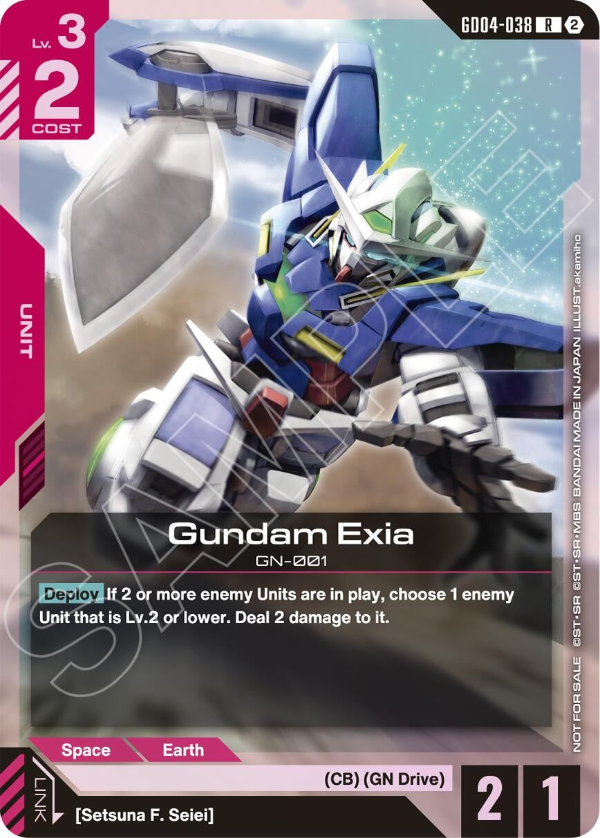 Image for Gundam Exia (GD04-038) (Event Pack 02) (GD04-038) (Gundam Promotional Cards) (GCG-PR) - Gundam Card Game