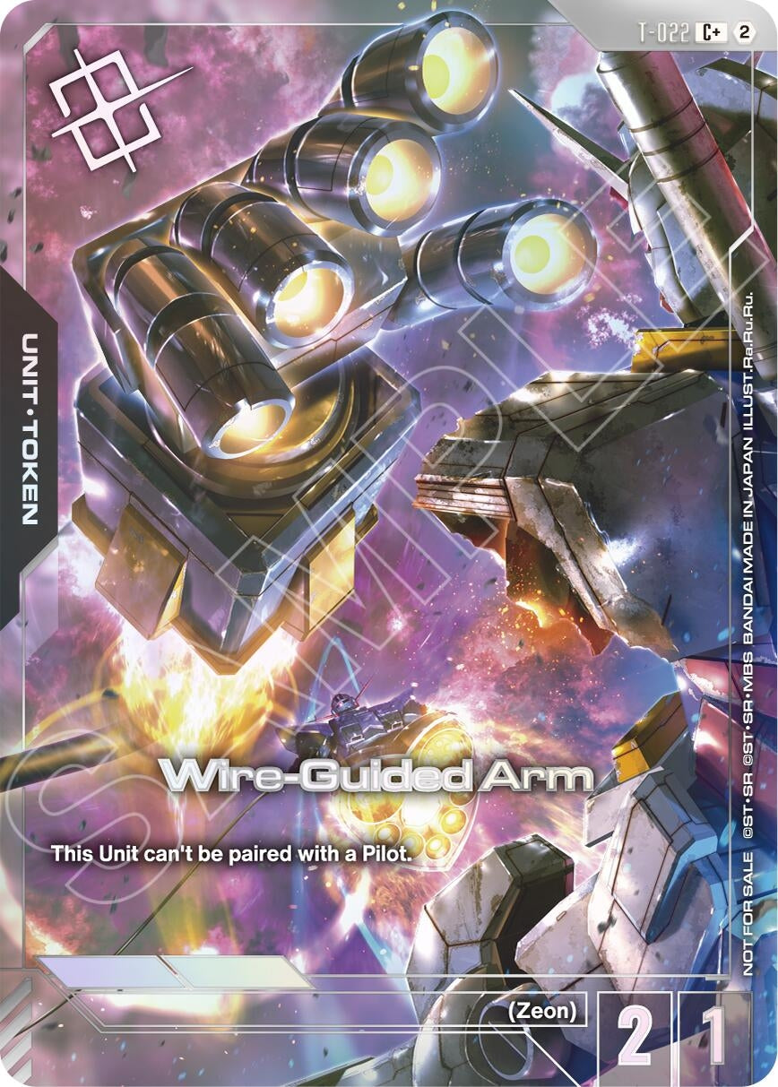 Image for Wire-Guided Arm (T-022) Token (Right Hand) (World Championship Regionals 26-27 Season 2) (Finalist) (T-022) (Gundam Promotional Cards) (GCG-PR) - Gundam Card Game
