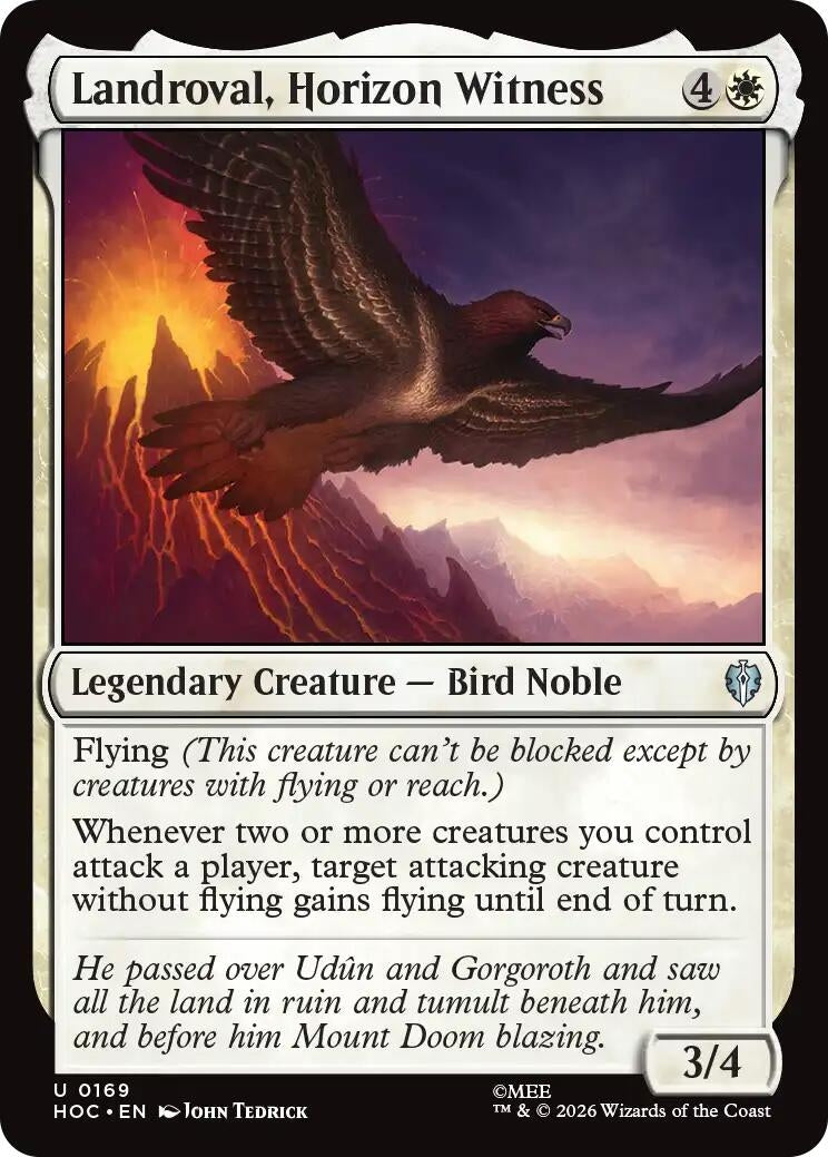 Image for Landroval, Horizon Witness (169) (The Hobbit: Eternal-Legal) (HOC) - Magic: The Gathering