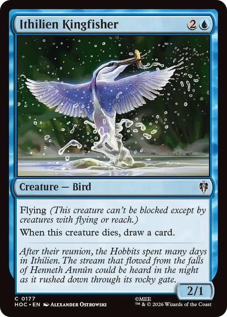 Image for Ithilien Kingfisher (177) (The Hobbit: Eternal-Legal) (HOC) - Magic: The Gathering