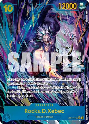 Rocks.D.Xebec (Alternate Art) (OP17-118) (The World's Strongest Warriors) (OP17)