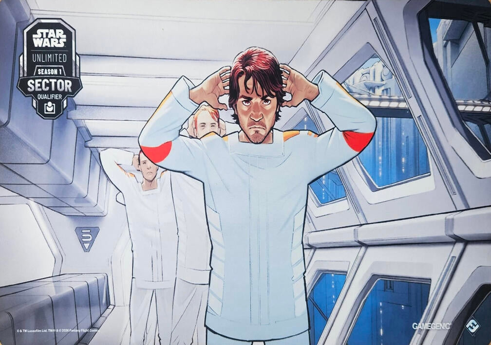 Image for Star Wars: Unlimited Sector Qualifier Game Mat - Oppression Breeds Rebellion - Playmats