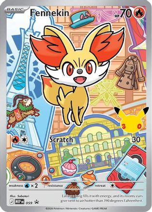 Fennekin (059) [ME Mega Evolution Promo] Holofoil - Promo