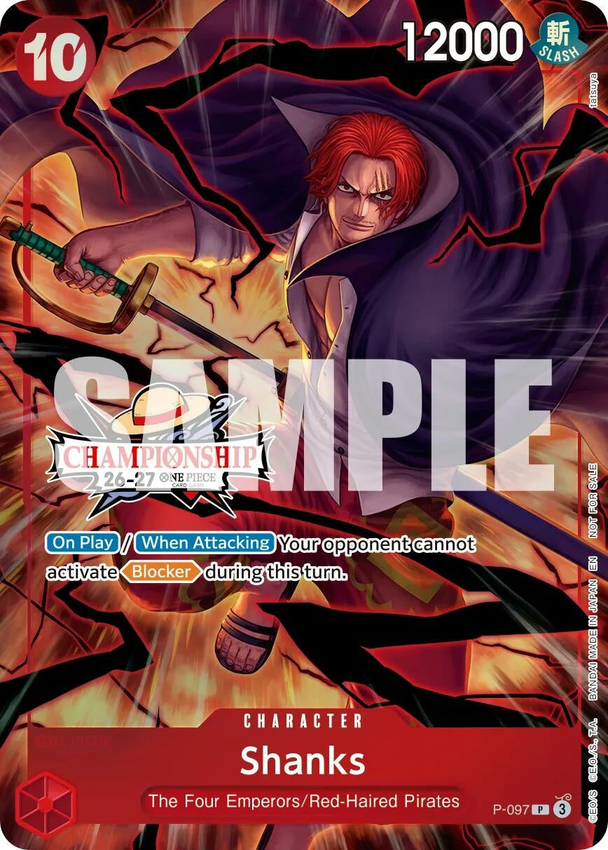 Image for Shanks (CS 26-27 Event Pack) (P-097) (One Piece Promotion Cards) (OP-PR) - One Piece Card Game