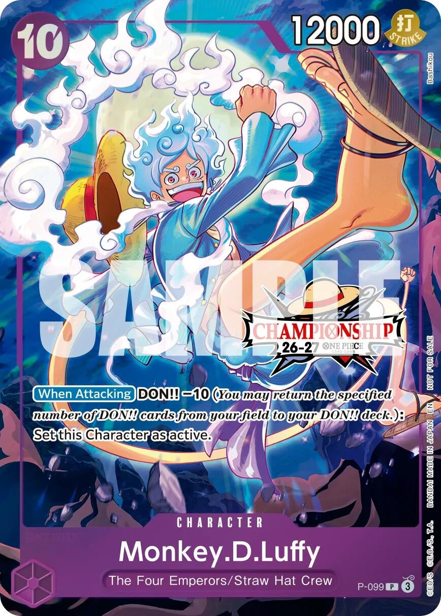 Image for Monkey.D.Luffy (CS 26-27 Event Pack) (P-099) (One Piece Promotion Cards) (OP-PR) - One Piece Card Game
