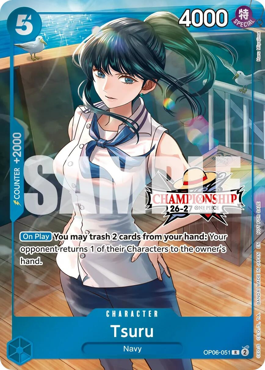 Image for Tsuru (CS 26-27 Celebration Pack) (OP06-051) (One Piece Promotion Cards) (OP-PR) - One Piece Card Game