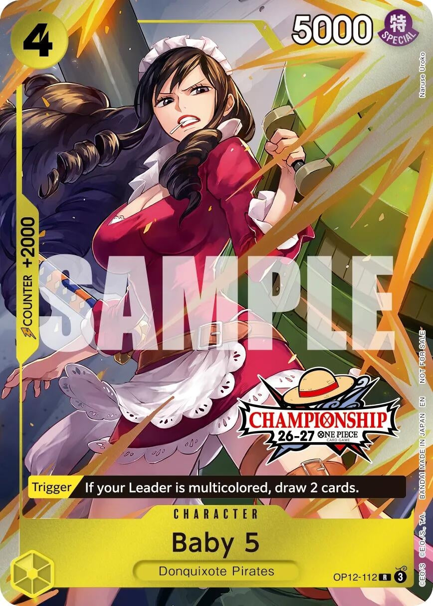 Image for Baby 5 (CS 26-27 Celebration Pack) (OP12-112) (One Piece Promotion Cards) (OP-PR) - One Piece Card Game