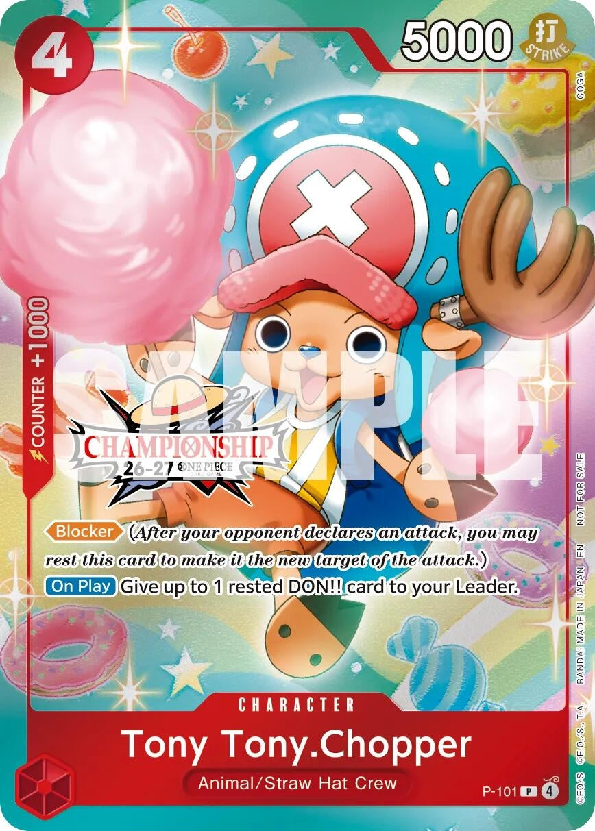 Image for Tony Tony.Chopper (CS 26-27 Celebration Pack) (P-101) (One Piece Promotion Cards) (OP-PR) - One Piece Card Game