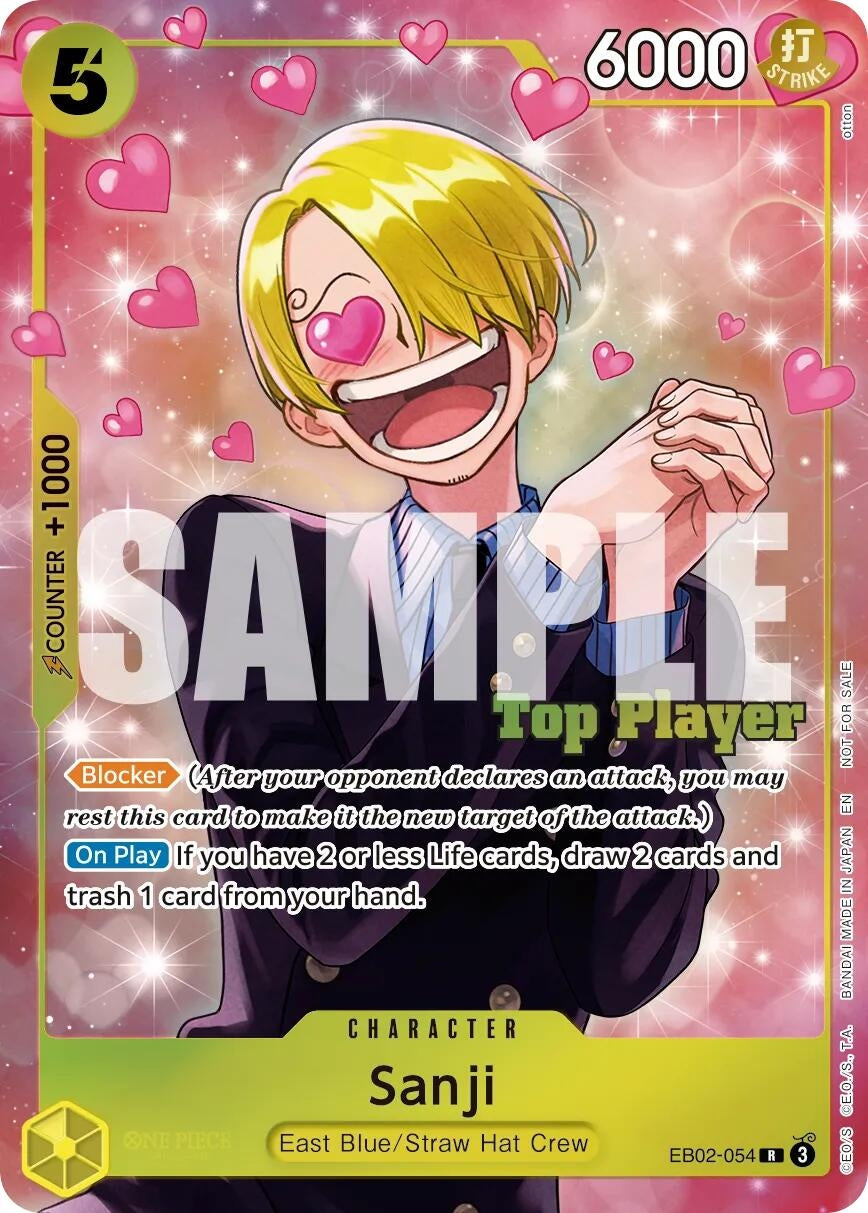 Image for Sanji (CS 26-27 Top Player Pack Vol. 1) (EB04-052) (One Piece Promotion Cards) (OP-PR) - One Piece Card Game