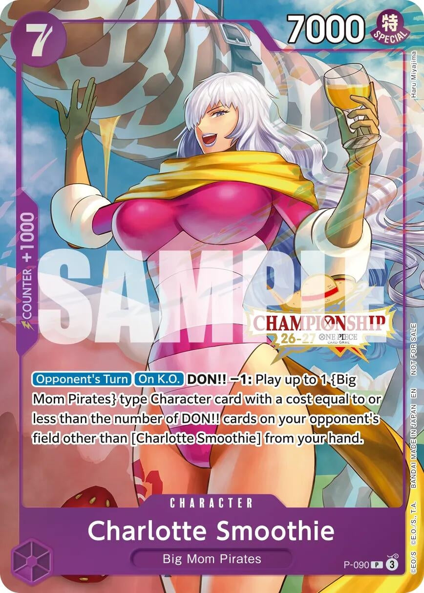 Image for Charlotte Smoothie (CS 26-27 Event Pack Finalist Ver) (P-090) (One Piece Promotion Cards) (OP-PR) - One Piece Card Game