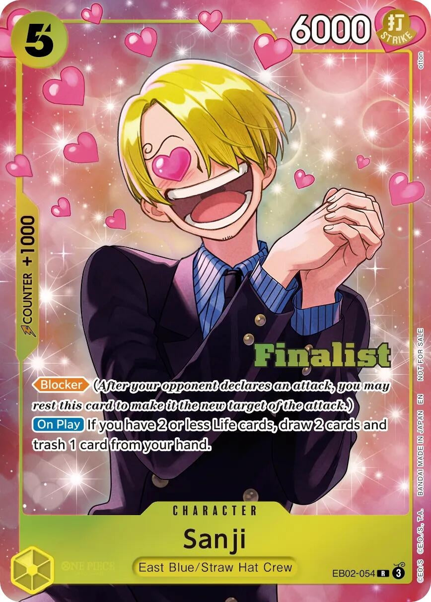 Image for Sanji (CS 26-27 Finalist Card Set Vol. 1) (EB04-052) (One Piece Promotion Cards) (OP-PR) - One Piece Card Game