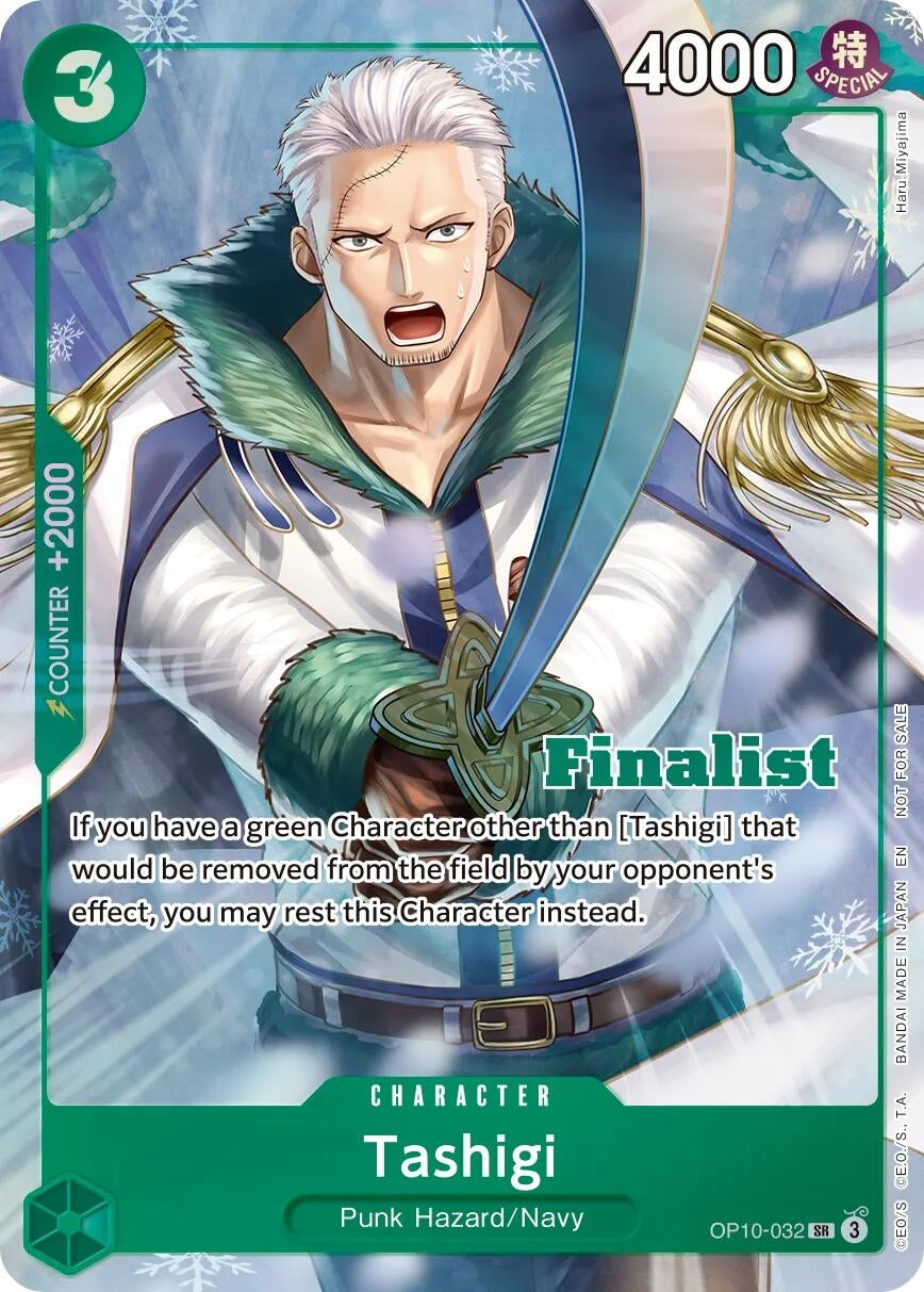 Image for Tashigi (Finalist Card Set Vol.1) (OP10-032) (One Piece Promotion Cards) (OP-PR) - One Piece Card Game