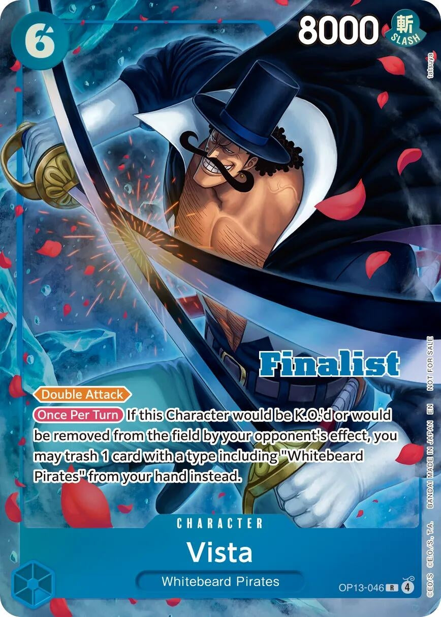 Image for Vista (CS 26-27 Finalist Card Set Vol. 1) (OP13-046) (One Piece Promotion Cards) (OP-PR) - One Piece Card Game