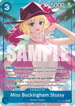 Miss Buckingham Stussy (Alternate Art) (The World's Strongest Warriors) (OP17)